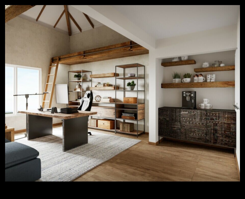 Decor industrial vintage pentru dormitor 10 idei rustice 3 Idei de decor industrial de epocă pentru dormitor cu accente de fabrică