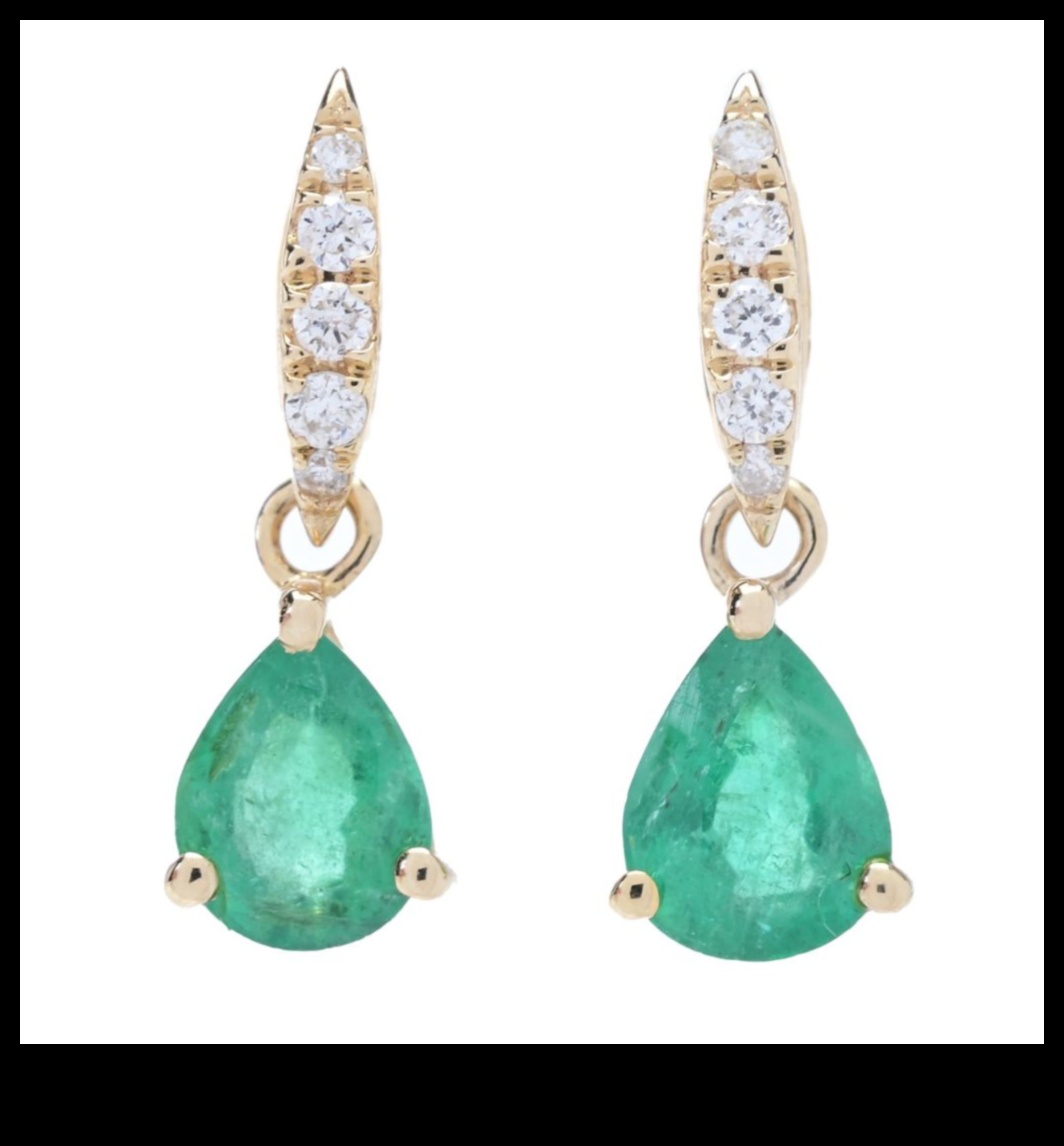 Armonia în pietre prețioase: conectați-vă cu frumusețea prin cerceii noștri împodobiți cu pietre prețioase