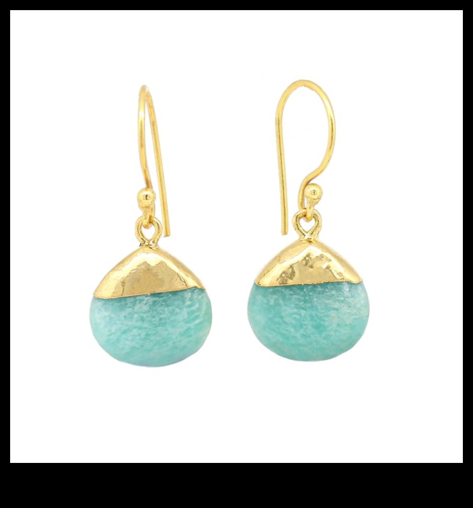 Armonia în pietre prețioase: conectați-vă cu frumusețea prin cerceii noștri împodobiți cu pietre prețioase