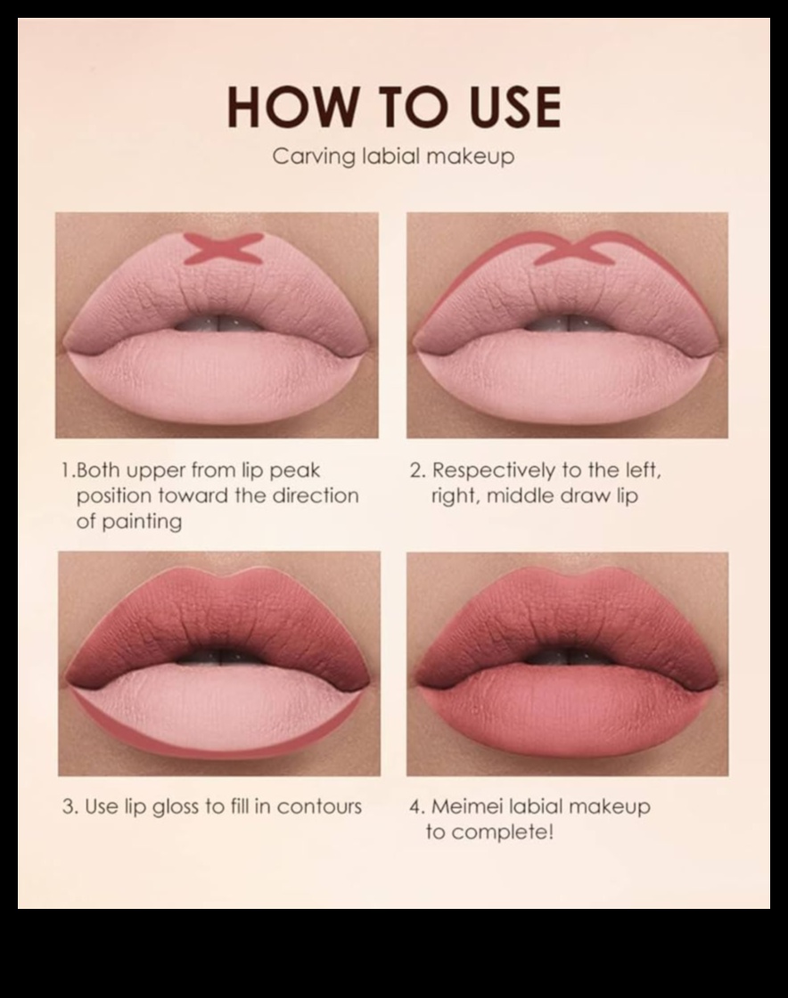 Stiluri inovatoare de buze Explorează tendințele moderne și artistice în creionul de buze 2 Stiluri de buze inovatoare: Explorarea tendințelor de creion de buze moderne și artistice