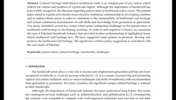 Moștenirea artizanală: tradițiile artizanale ale culturilor antice