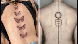 Eleganță abstractă Modele de tatuaje îndrăznețe și fiecine provoacă gândirea 2 Eleganță abstractă: idei de tatuaje expresive și neconvenționale