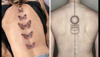 Eleganță abstractă: idei de tatuaje expresive și neconvenționale