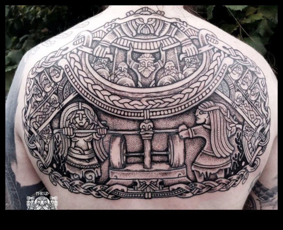 Fundaluri epice: Dezvăluirea măreției narațiunilor epice cu tatuaje pe spate