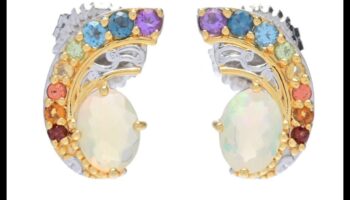 Armonia în pietre prețioase: conectați-vă cu frumusețea prin cerceii noștri împodobiți cu pietre prețioase