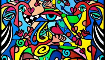 Perspective de artă pop: o lentilă colorată în scenele de zi cu zi