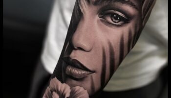 Artă vie: Realism tatuaje cu o margine modernă și artistică care rezonează frumusețea
